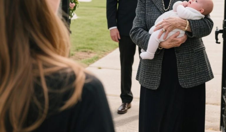 At My Husband’s Funeral, I Meet a Woman with His Baby in Her Arms