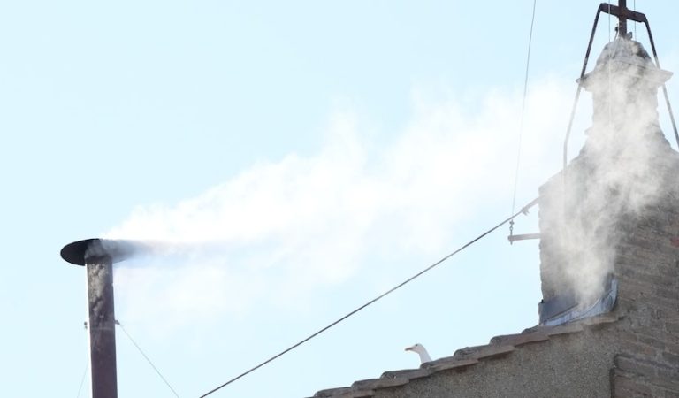 The next pope has officially been named after white smoke emerges on the second day of conclave