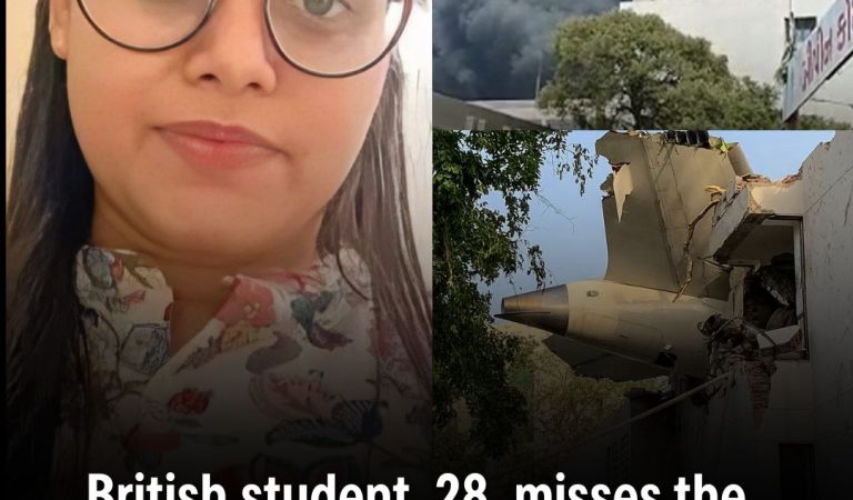 A 28-year-old student from Bristol narrowly avoided disaster after getting caught in heavy traffic on her way to the airport