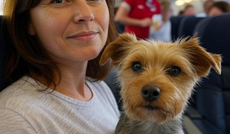 She Tried to Get His Dog Kicked Off the Plane — But What Happened Next Left the Whole Cabin Speechless