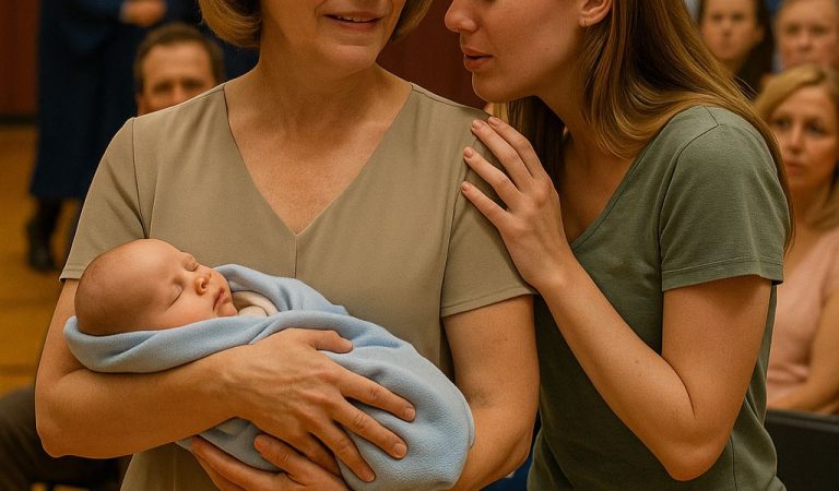 At my son’s graduation, a girl came and handed me a baby and a shocking secret