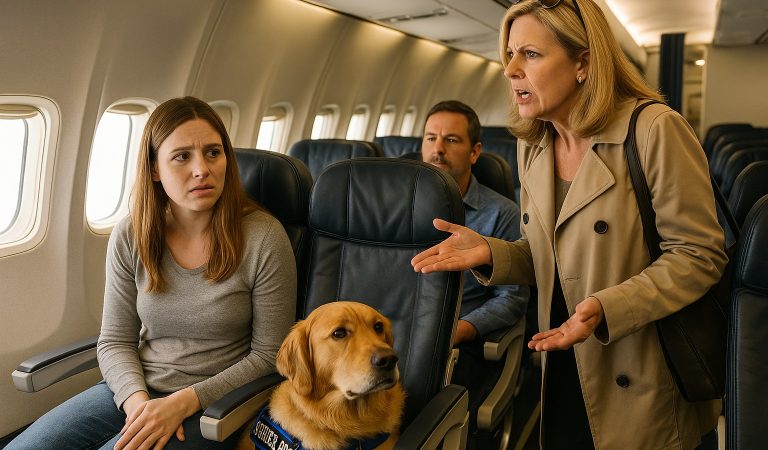Woman Tried to Get My Dog Kicked Off the Plane — But What Happened Next Surprised Everyone Woman Tried to Get My Dog Kicked Off the Plane — But What Happened Next Surprised Everyone