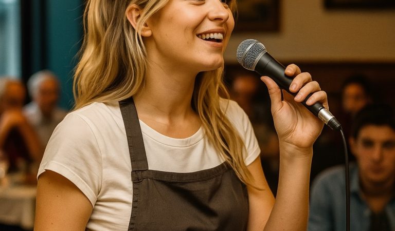 The Restaurant Owner Made the Dishwasher Sing “For Fun”—But a Minute Later, the Entire Hall Was Stunned by Her Voice
