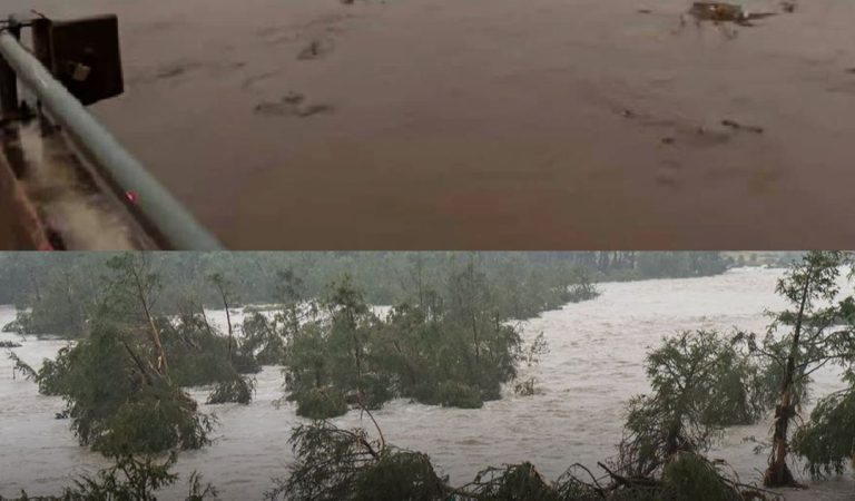 Heartbreaking before and after pictures of Texas river show true devastation of flash floods