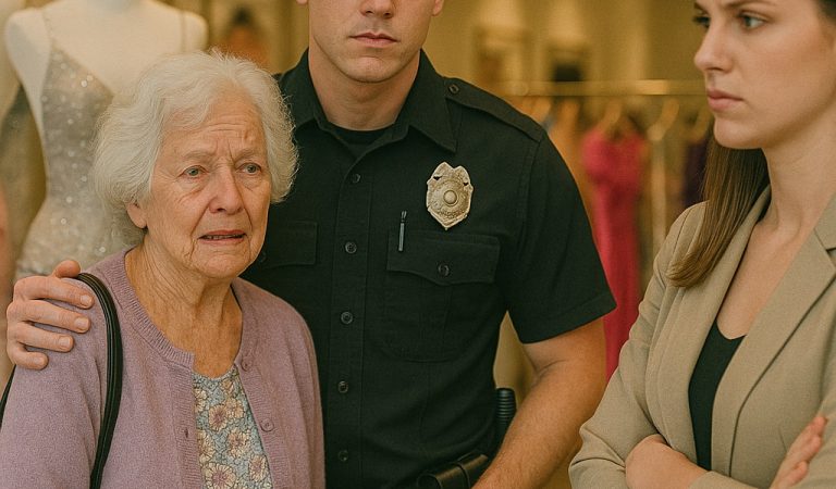 Saleslady Kicks Out Poor Grandma from Fancy Store — Cop Brings Her Back Later