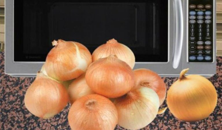 I had no idea! Fast and impressive: Using a microwave to cook onions and amaze your visitors